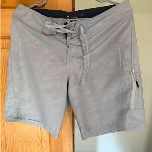 Under Armour Light Gray Camouflage Shorts